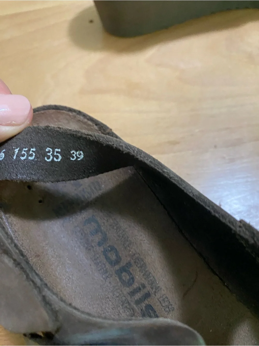 Mephisto Brown Suede Wedge Sandals buckle wedge open toe